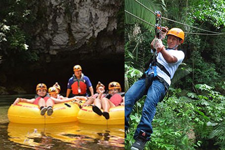 CAVETUBING AND ZIPLINE WITH TOUR BELIZE ADVENTURE