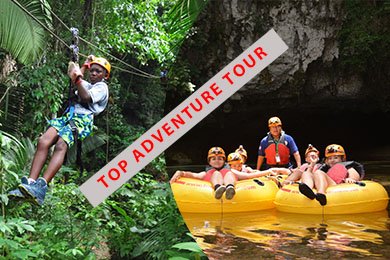 Cave tubing and Zipline with Hilario Adventure Tour